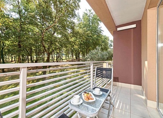 Molindrio Plava Laguna - Balkonbeispiel Doppelzimmer (Zimmercodierungen DB1 & DG1)