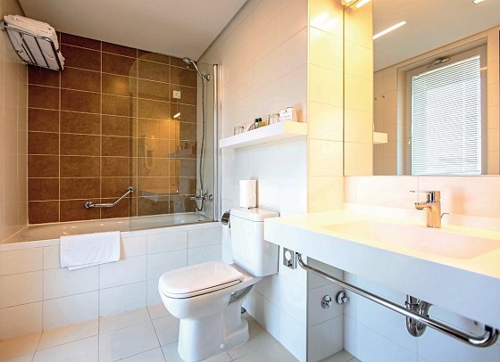 Molindrio Plava Laguna - Badbeispiel Doppelzimmer Premium (Zimmercodierung DM1)