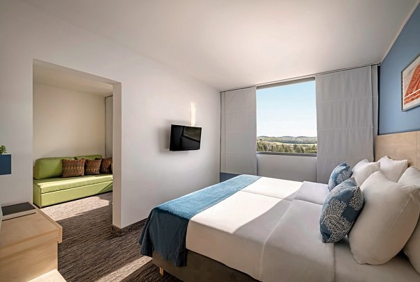 Valamar Diamant Hotel - Wohnbeispiel Juniorsuite für 2 plus 1 (Zimmercodierung JB1)