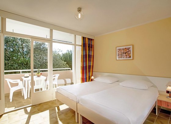 Lanterna Resort - Wohnbeispiel Appartement Sunset für 2 plus 1 Meerseite (Zimmercodierung AB5)