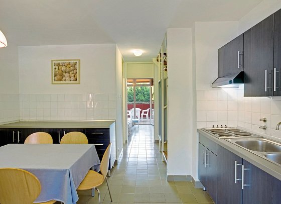 Lanterna Resort - Wohnbeispiell Appartement Sunset für 4 plus 2 Meerseite (Zimmercodierung OB3)