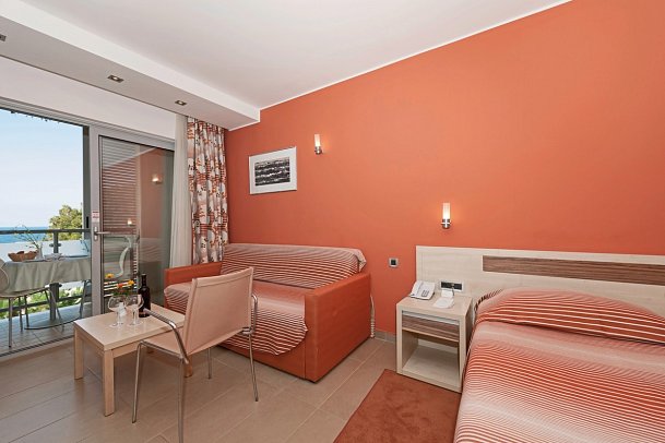 Resort Belvedere Hotel - Wohnbeispiel Doppelzimmer Superior für 3 Personen (Zimmercodierung TS1)