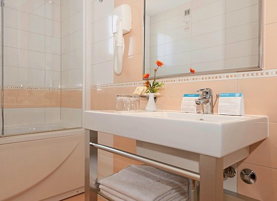Resort Belvedere Hotel - Beispiel Bad (Zimmercodierung TS1)