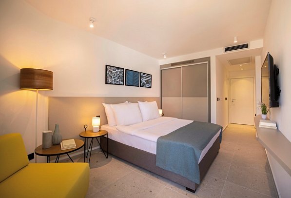 All Inklusive Resort Funtana - Wohnbeispiel Doppelzimmer Superior Meerseite für 3 Pers. (Zimmercodierung DSC)