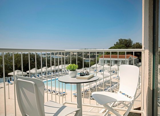 All Inklusive Resort Funtana - Wohnbeispiel Wohnbeispiel Doppelzimmer Superior Meerseite (Zimmercodierung DS1)