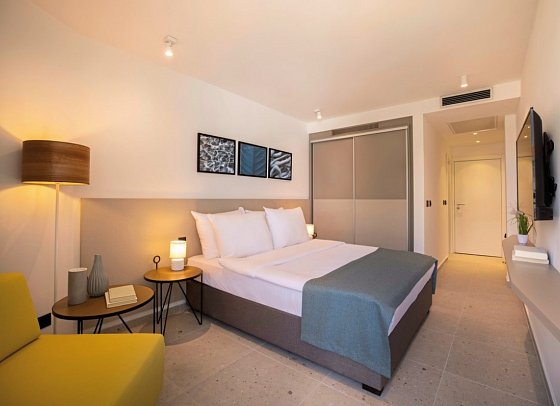 All Inklusive Resort Funtana - Wohnbeispiel Doppelzimmer Superior Meerseite für 3 Pers. (Zimmercodierung DSC)