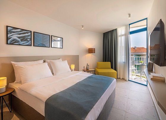 All Inklusive Resort Funtana - Wohnbeispiel Doppelzimmer Superior Meerseite für 3 Pers. (Zimmercodierung DSC)