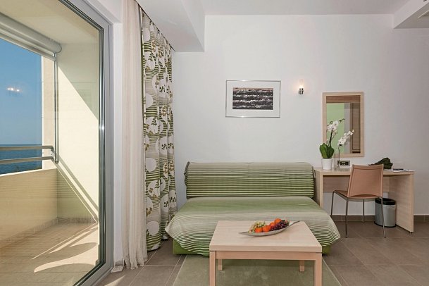 Resort Belvedere Apartments - Wohnbeispiel Appartement 1 Schlafzimmer Meerblick (Zimmercodierung ABO)
