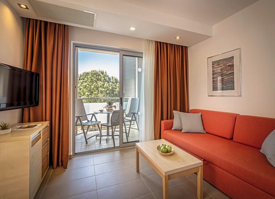 Resort Belvedere Apartments - Wohnbeispiel Appartement 1 Schlafzimmer 32 qm (Zimmercodierung AB1)