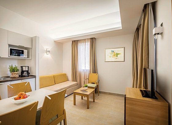 Resort Petalon Apartments - Wohnbeispiel Appartement 1 Schlafzimmer (Zimmercodierung AB1)