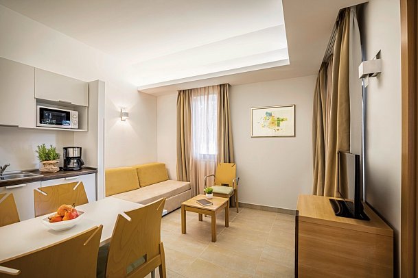 Resort Petalon Apartments - Wohnbeispiel Appartement 1 Schlafzimmer (Zimmercodierung AB1)