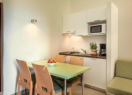 Resort Petalon Apartments - Wohnbeispiel Appartement 2 Schlafzimmer (Zimmercodierung OB1)