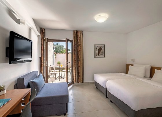 Resort Villas Rubin Rooms - Wohnbeispiel Doppelzimmer (Zimmercodierung DB1)