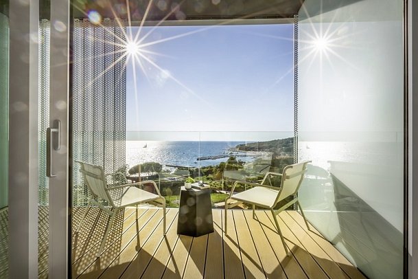 Family Hotel Amarin - Wohnbeispiel Doppelzimmer Meerseite 2+2 (Zimmercodierung D1C)