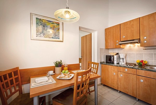 Resort Amarin Apartments - Wohnbeispiel App. 1 Schlafzimmer (Zimmercodierung AB1)