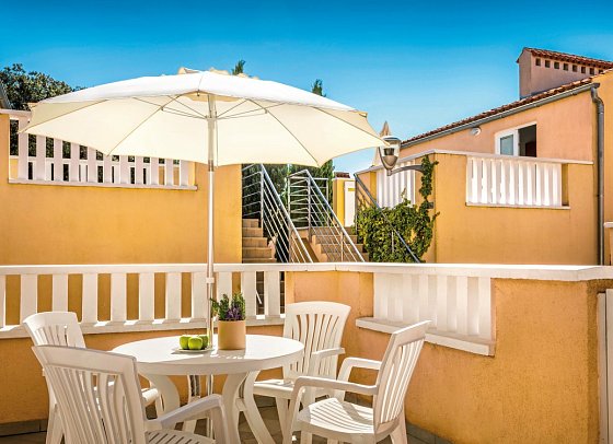 Resort Amarin Apartments - Wohnbeispiel Appartement 1 Schlafzimmer (Zimmercodierung AB1)