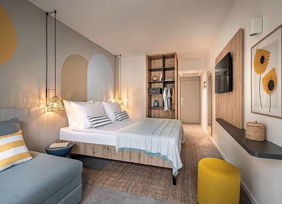 Sunny Rabac by Valamar - Wohnbeispiel Zimmer Superior für 2 plus 1 (Zimmercodierung TS1)
