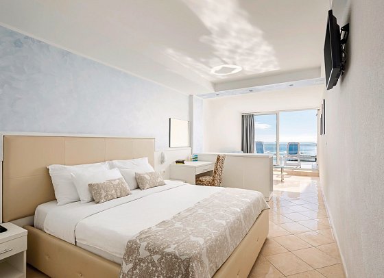 Mimosa & Lido Palace - Wohnbeispiel Doppelzimmer Meerseite 4 Personen (Zimmercodierung D1M)