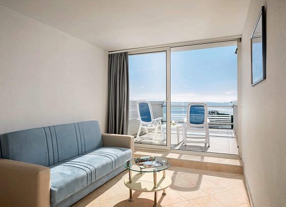 Mimosa & Lido Palace - Wohnbeispiel Doppelzimmer Meerseite 4 Personen (Zimmercodierung D1M)
