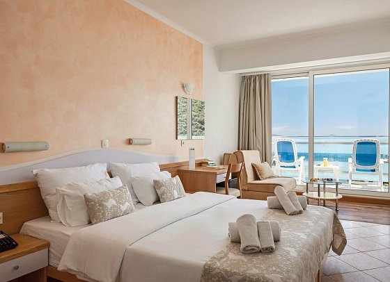 Mimosa & Lido Palace - Wohnbeispiel Doppelzimmer Meerseite 3 Personen (Zimmercodierung D3M)
