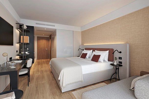 Pical Hotel Valamar Collection - Modellbild Zimmer für 2 plus 1 (Zimmercodierungen DB1 & DBC)