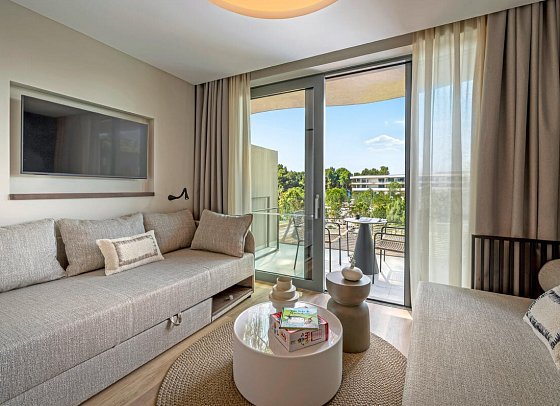 Pical Family Hotel Valamar Collection - Wohnbeispiel Familienzimmer für 2 plus 2 Meerseite (Zimmercodierung FBC)