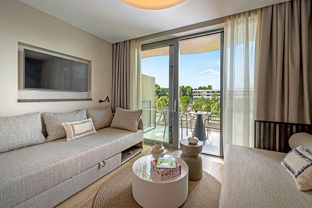 Pical Family Hotel Valamar Collection - Wohnbeispiel Familienzimmer für 2 plus 2 Meerseite (Zimmercodierung FBC)