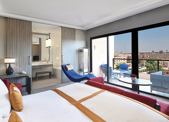 Mövenpick Hotel Mansour Eddahbi Marrakech - Wohnbeispiel Doppelzimmer Deluxe (Zimmercodierung DD1)