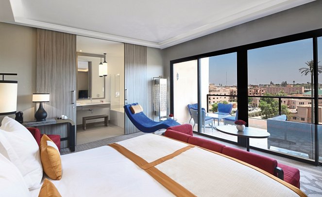 Mövenpick Hotel Mansour Eddahbi Marrakech - Wohnbeispiel Doppelzimmer Deluxe (Zimmercodierung DD1)