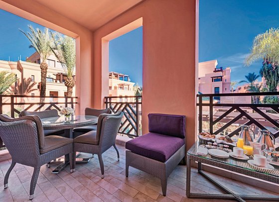 Mövenpick Hotel Mansour Eddahbi Marrakech - Wohnbeispiel Suite Terrasse (Zimmercodierung WB2)