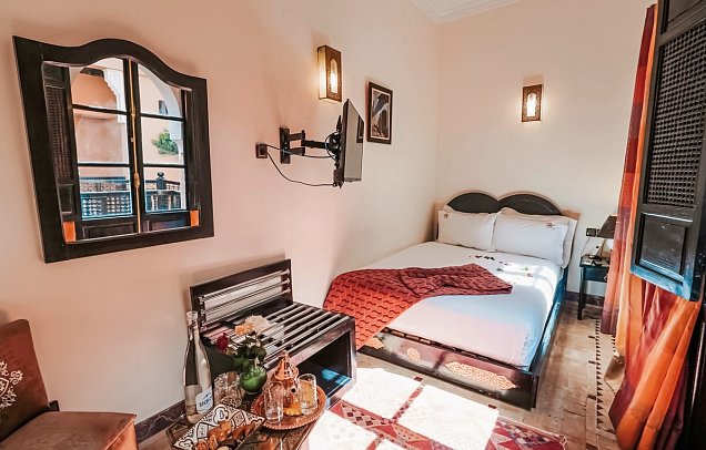 Riad Les Borjs de la Kasbah - Wohnbeispiel Einzelzimmer (Zimmercodierung EB1)