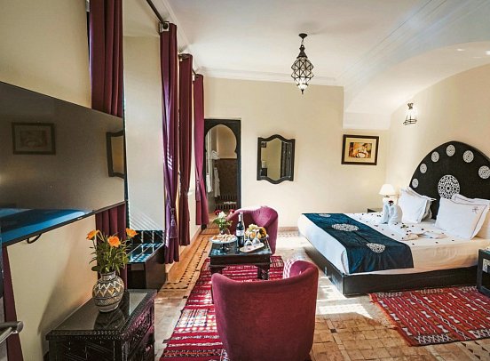Riad Les Borjs de la Kasbah - Wohnbeispiel Doppelzimmer Premium (Zimmercodierung DM1)