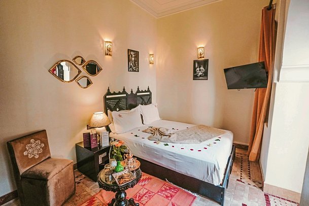 Riad Les Borjs de la Kasbah - Wohnbeispiel Einzelzimmer (Zimmercodierung EB1)