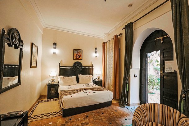 Riad Les Borjs de la Kasbah - Wohnbeispiel Einzelzimmer (Zimmercodierung EB1)