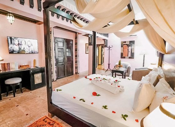 Riad Les Borjs de la Kasbah - Wohnbeispiel Juniorsuite (Zimmercodierung JB1)