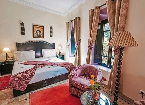 Riad Les Borjs de la Kasbah - Wohnbeispiel Doppelzimmer (Zimmercodierungen DB1 & DP1)
