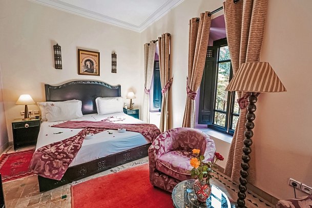 Riad Les Borjs de la Kasbah - Wohnbeispiel Doppelzimmer (Zimmercodierungen DB1 & DP1)