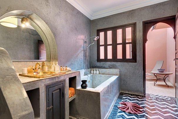 Angsana Heritage Collection Marrakesch Riads - Wohnbeispiel Bad (Zimmercodierungen JB3 & JB4)