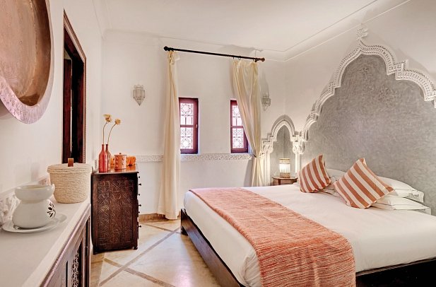 Angsana Heritage Collection Marrakesch Riads - Wohnbeispiel Doppelzimmer Deluxe (Zimmercodierungen DD1, DD2, DD3 & DD4)