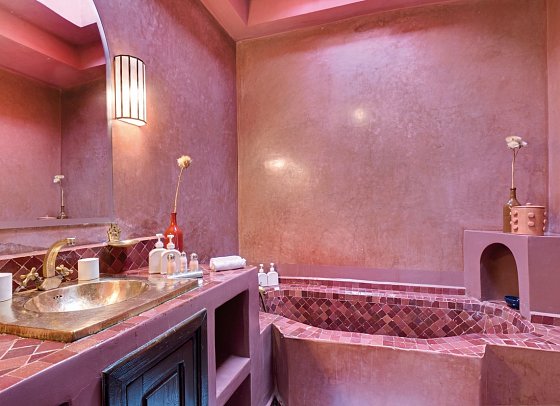 Angsana Heritage Collection Marrakesch Riads - Wohnbeispiel Bad (Zimmercodierungen JB3 & JB4)
