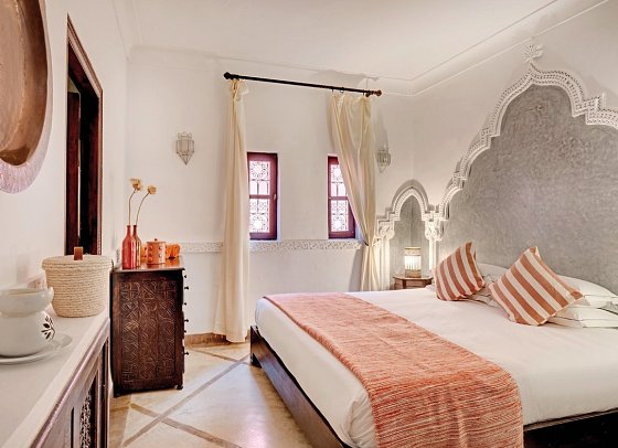 Angsana Heritage Collection Marrakesch Riads - Wohnbeispiel Doppelzimmer Deluxe (Zimmercodierungen DD1, DD2, DD3 & DD4)