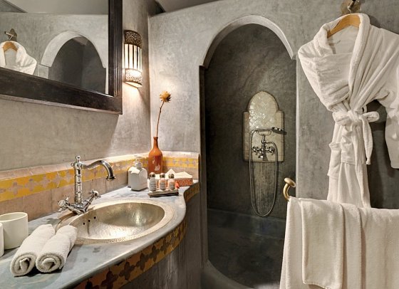 Angsana Heritage Collection Marrakesch Riads - Wohnbeispiel Bad (Zimmercodierungen DD1, DD2, DD3 & DD4)