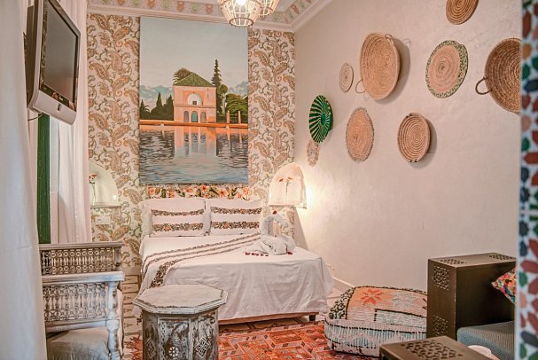 Riad Les Oliviers - Wohnbeispiel Doppelzimmer (Zimmercodierung DB1)