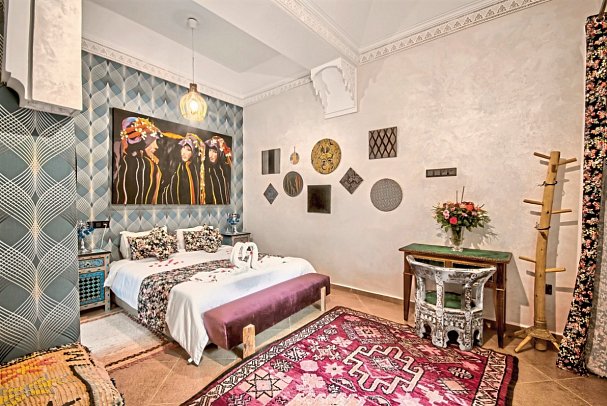 Riad Les Oliviers - Wohnbeispiel Doppelzimmer Superior (Zimmercodierung DS1)