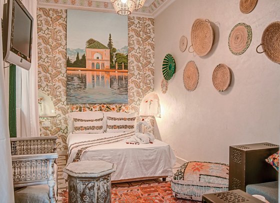 Riad Les Oliviers - Wohnbeispiel Doppelzimmer (Zimmercodierung DB1)
