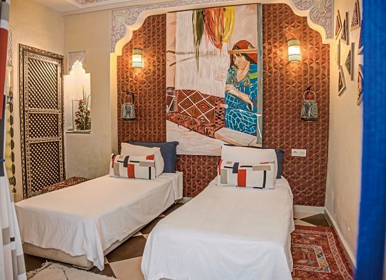 Riad Les Oliviers - Wohnbeispiel Doppelzimmer (Zimmercodierung DB1)