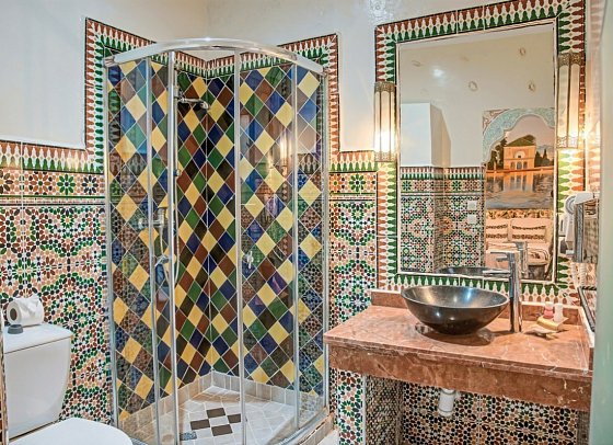 Riad Les Oliviers - Wohnbeispiel Doppelzimmer (Zimmercodierung DB1)