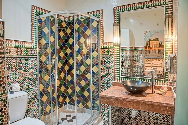 Riad Les Oliviers - Wohnbeispiel Doppelzimmer (Zimmercodierung DB1)