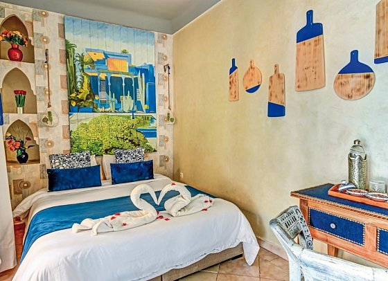 Riad Les Oliviers - Wohnbeispiel Doppelzimmer Superior (Zimmercodierungen DB1 & DC1)