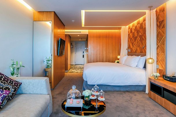 Sofitel Marrakech Lounge & Spa / Sofitel Palais Imperial - Wohnbeispiel Juniorsuite Poolblick (Lounge & Spa) (Zimmercodierung JBP)